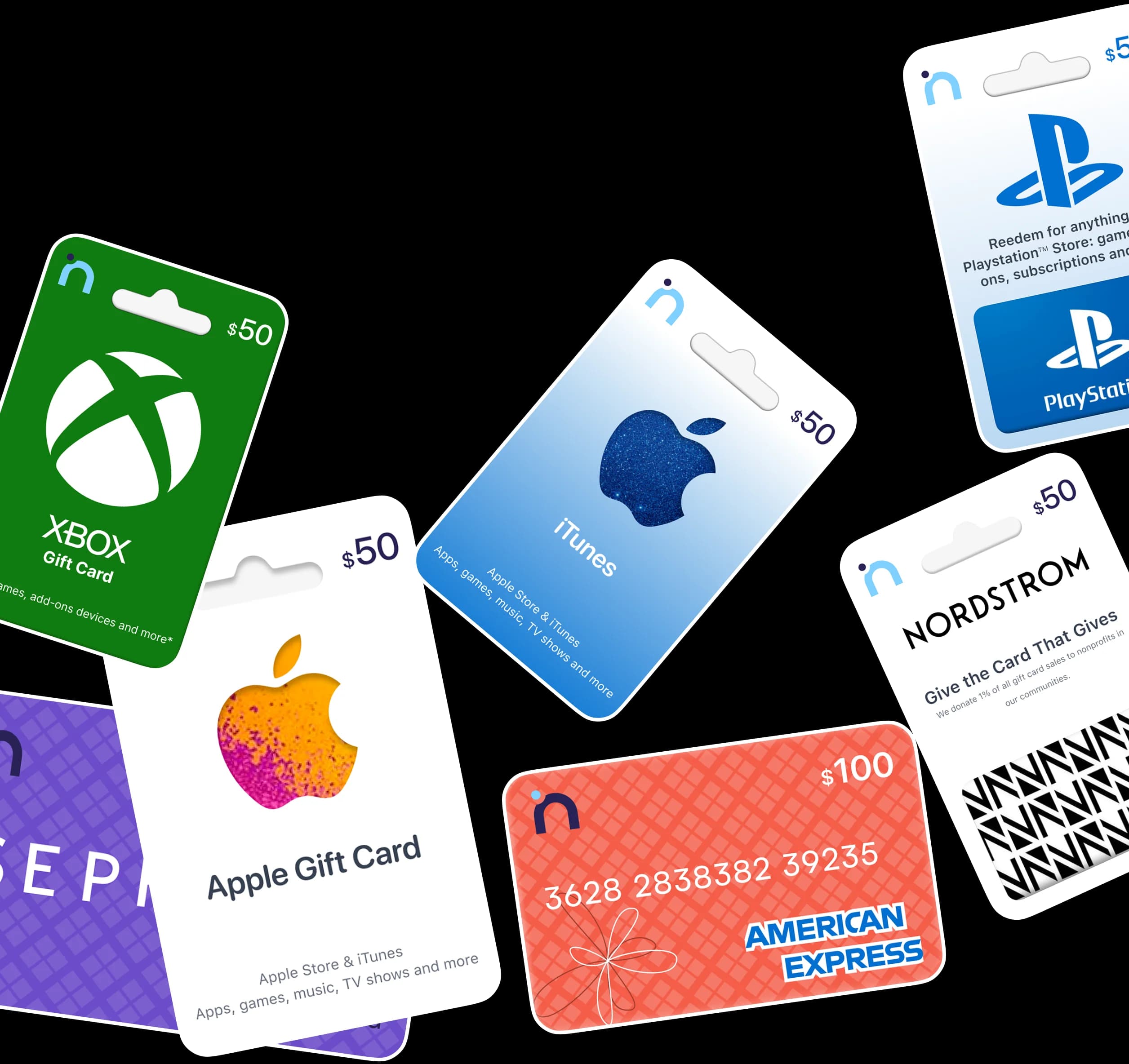 Gift card selling preview