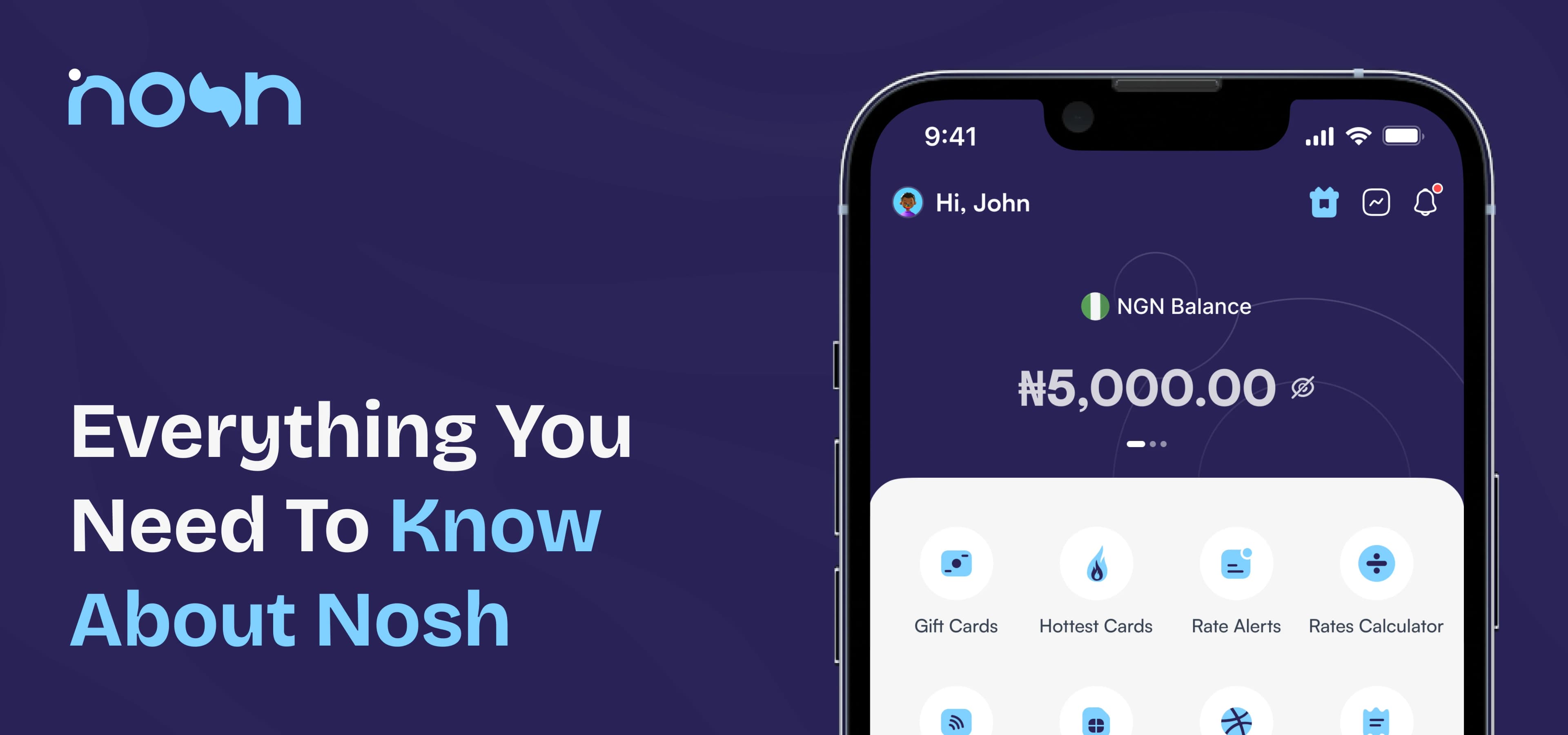 NOSH introductory video preview